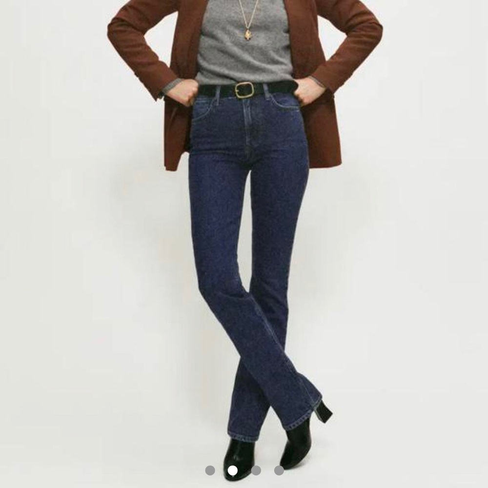 NEW Reformation Donna High Rise Bootcut Jeans